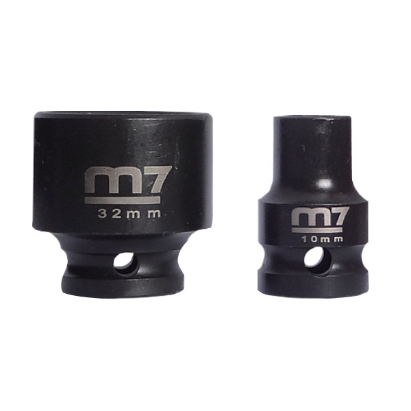 M7 IMPACT SOCKET BULK 1/2'' DR 6 POINT 12MM 